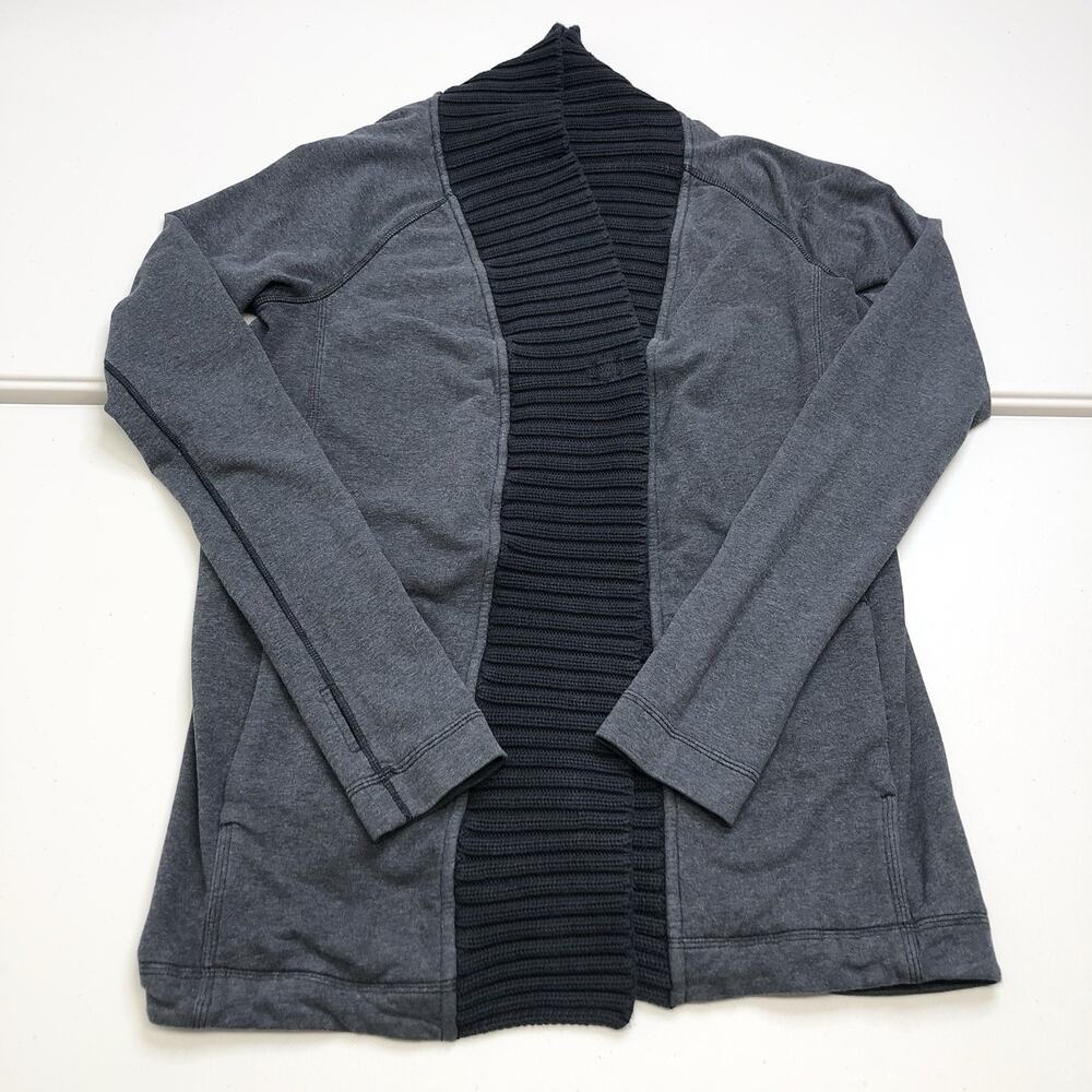 Lululemon Women’s Size 6 Or 8 Gray Long Sleeve Bliss Break Cardigan Jacket
